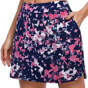 CHICHO Women's Athletic Skirt Tennis Skort with Pockets Golf Skirts